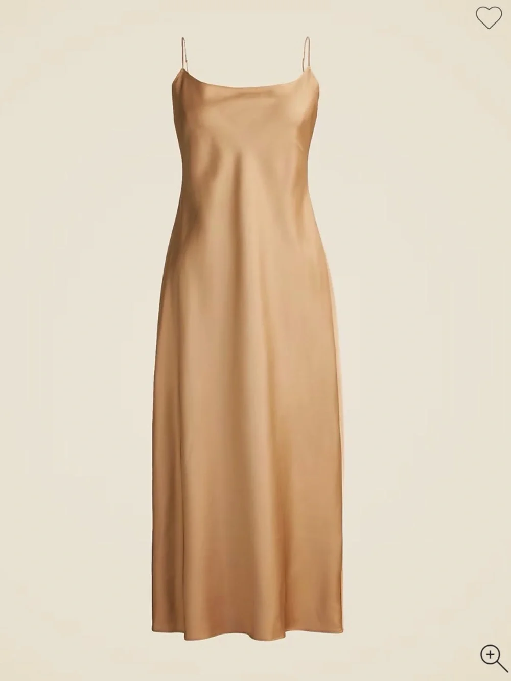 NWOT J.Crew Gwyneth Slip Dress Champagne Sz 6 - Picture 8 of 9